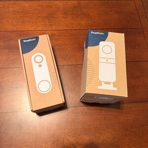 SimpliSafe Home Security Bundle Video Doorbell Pro AND Wireless Indoor Camera